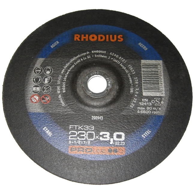 Vendita online Disco da taglio Rhodius 230x3 FTK33